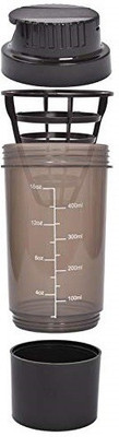 SWISS WONDER 510 ml Tritan Shaker(Pack of 1, Black)