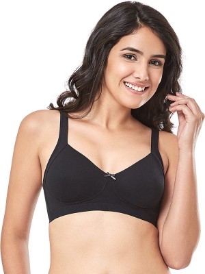 EVERY DE by Amante Women Full Coverage Non Padded Bra(Black)