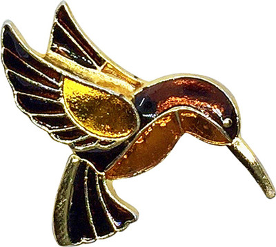 FURE Humming Bird Brooch(Multicolor)