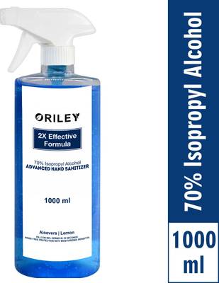 Oriley Instant Handrub 70% Isopropyl Alcohol Waterless Liquid Rinse-free Germ Protection Palm Hand Sanitizer Bottle