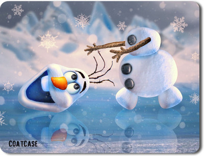 COATCASE MPFZ-019 Olaf Frozen Movie Printed Rubber Base with Anti Skid Feature for Computer and Laptop Designer Gaming Mouse pad Non Slip Base Mousepad(Multicolor)