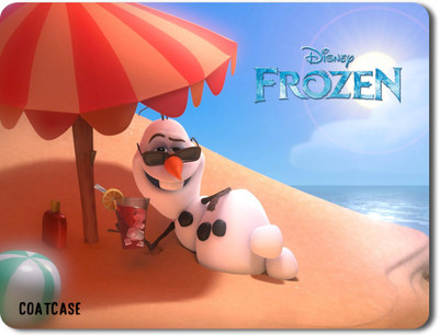 COATCASE MPFZ-04 Frozen Olaf Movie Printed Rubber Base with Anti Skid Feature for Computer and Laptop Designer Gaming Mouse pad Non Slip Base Mousepad(Multicolor)