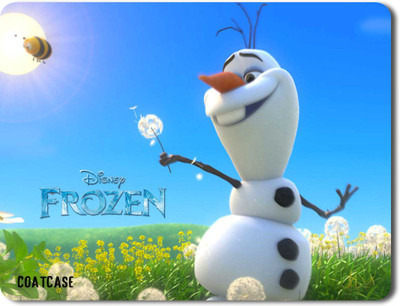 COATCASE MPFZ-015 Olaf Frozen Movie Printed Rubber Base with Anti Skid Feature for Computer and Laptop Designer Gaming Mouse pad Non Slip Base Mousepad(Multicolor)