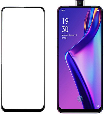 HOBBYTRONICS Edge To Edge Tempered Glass for OPPO K3, OPPO Reno 2z, Oppo Reno2 F, Vivo V15, Oppo F11 Pro(Pack of 2)