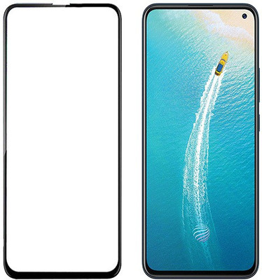 HOBBYTRONICS Edge To Edge Tempered Glass for Vivo V17, Vivo V17 Pro, Vivo V19(Pack of 2)