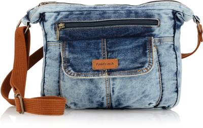 Fastrack denim sling bag store