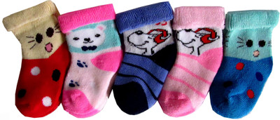 RC. ROYAL CLASS Baby Boys & Baby Girls Self Design Ankle Length(Pack of 5)