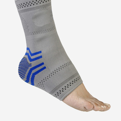 TUHI Ankle Support for Muscular Stabilization during Sports Exercise Running Ankle Support(Grey)