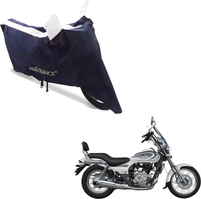 MOTOTRANCE Two Wheeler Cover for Bajaj(Avenger 220 Cruise, Blue, White)