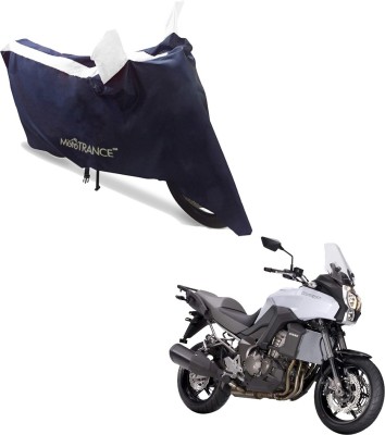 MOTOTRANCE Waterproof Two Wheeler Cover for Kawasaki(Versys 1000, Blue, White)