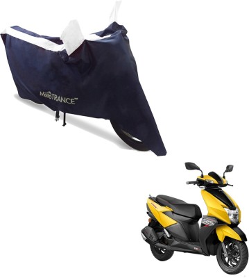 MOTOTRANCE Waterproof Two Wheeler Cover for TVS(Ntorq 125, Blue, White)