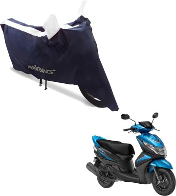 MOTOTRANCE Two Wheeler Cover for Yamaha(Ray Z, Blue, White)