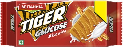 BRITANNIA Tiger Glucose Biscuits Plain Biscuit(124 g)