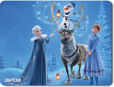 COATCASE MPFZ-028 Frozen Movie Printed Rubber Base with Anti Skid Feature for Computer and Laptop Designer Gaming Mouse pad Non Slip Base Mousepad(Multicolor)