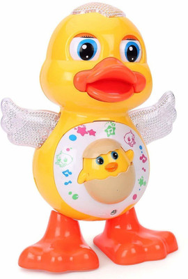 LITTLEMORE Dancing Duck with Music Flashing Lights and Real Dancing Action(Multicolor)