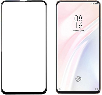 HOBBYTRONICS Edge To Edge Tempered Glass for Mi K20, Mi K20 Pro, Oppo Reno, Vivo V15 Pro(Pack of 1)