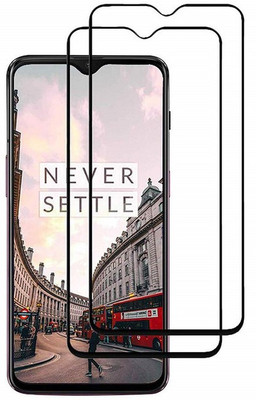 MobiTracs Edge To Edge Tempered Glass for Realme X2 | 11D Anti Scratch 9H Hardness Cover Friendly Anti Shatter Proof Full Edge Full Glue(Pack of 2)