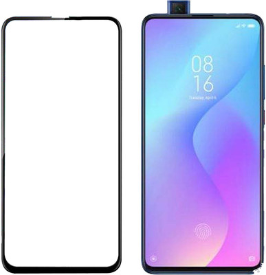 HOBBYTRONICS Edge To Edge Tempered Glass for Mi K20, Mi K20 Pro, Vivo V15 Pro(Pack of 2)
