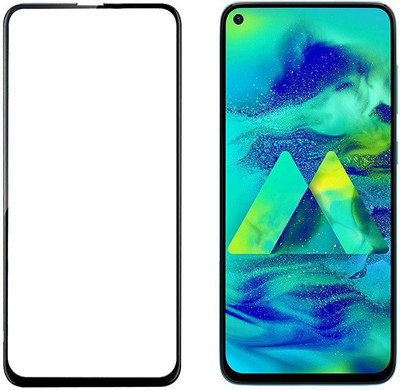 HOBBYTRONICS Edge To Edge Tempered Glass for Samsung Galaxy M40, Samsung Galaxy A60(Pack of 1)