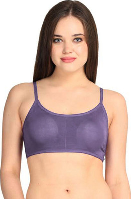 Rijay Enterprise Women Sports Lightly Padded Bra(Purple)