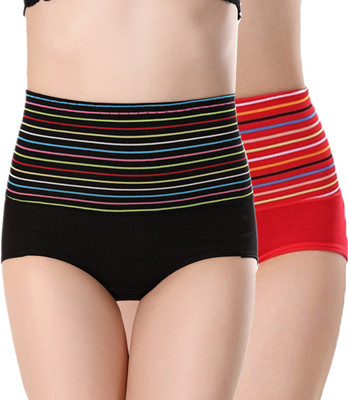 PLUMBURY Women Hipster Multicolor Panty(Pack of 2)