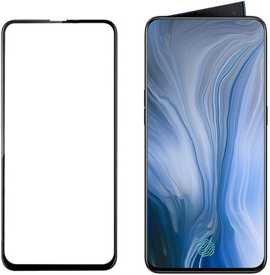 HOBBYTRONICS Edge To Edge Tempered Glass for Oppo Reno, Mi K20 Pro, Mi K20, Vivo V15 Pro(Pack of 1)