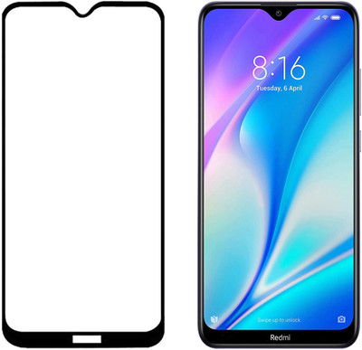 HOBBYTRONICS Edge To Edge Tempered Glass for Redmi 8, Redmi 8A, Redmi 8A Dual, Redmi 8A Pro(Pack of 1)