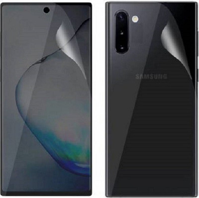 Prolike Front and Back Screen Guard for Samsung Galaxy Note 10 Pro(Pack of 2)