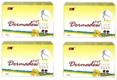 Dermadew Lite Soap (Pack Of 4*75 GM) 300 GM(300 g)