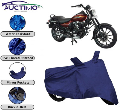 AUCTIMO Two Wheeler Cover for Bajaj(Avenger 150 Street, Blue)