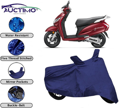 AUCTIMO Two Wheeler Cover for Honda(Activa 125, Blue)