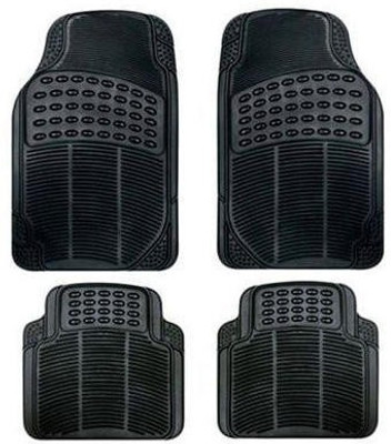 Shopone Rubber Standard Mat For  Universal For Car(Black)