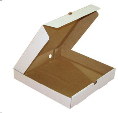 JIA Pizza Box Cardboard Packaging Box(Pack of 50 White)