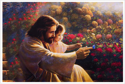 Lord Jesus Christ Christian Religious Paper Poster Paper Print(12 inch X 18 inch, Rolled)