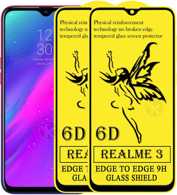 HQ Protection Tempered Glass Guard for Realme 3(Pack of 2)