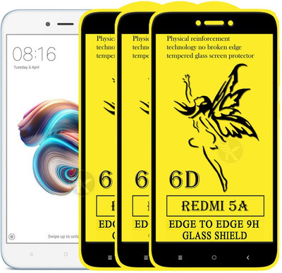HQ Protection Edge To Edge Tempered Glass for Mi Redmi 5A(Pack of 3)
