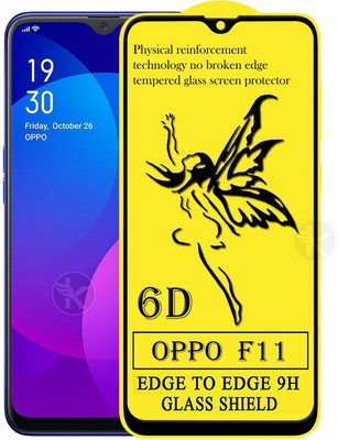 HQ Protection Edge To Edge Tempered Glass for Oppo F11(Pack of 1)