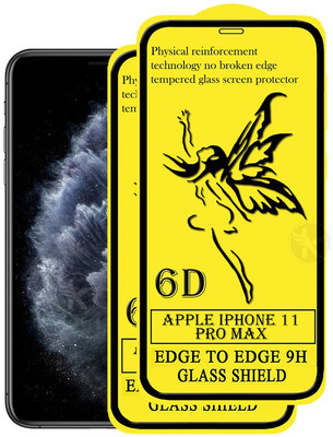 HQ Protection Edge To Edge Tempered Glass for Apple iPhone 11 Pro Max(Pack of 2)
