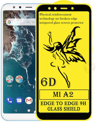 HQ Protection Edge To Edge Tempered Glass for Mi A2(Pack of 1)