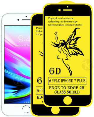 HQ Protection Edge To Edge Tempered Glass for Apple iPhone 7 Plus(Pack of 2)