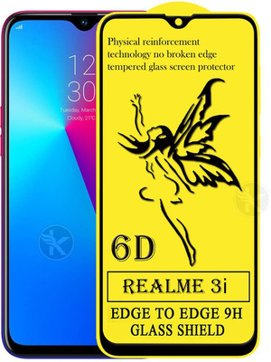 HQ Protection Edge To Edge Tempered Glass for Realme 3i(Pack of 1)