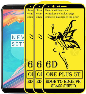 HQ Protection Edge To Edge Tempered Glass for OnePlus 5T(Pack of 3)