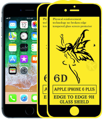 HQ Protection Tempered Glass Guard for Apple iPhone 6 Plus(Pack of 2)