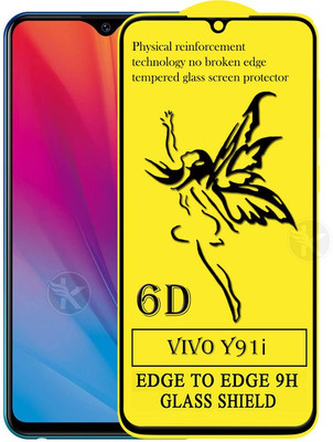 HQ Protection Edge To Edge Tempered Glass for Vivo Y91i(Pack of 1)