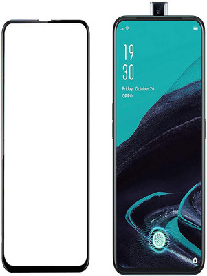 HOBBYTRONICS Edge To Edge Tempered Glass for OPPO Reno 2z, Oppo Reno2 F, OPPO K3, Vivo V15, Vivo Z1 Pro(Pack of 1)