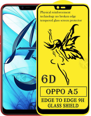HQ Protection Edge To Edge Tempered Glass for Oppo A5(Pack of 1)
