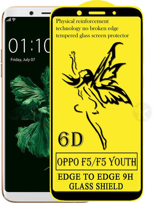 HQ Protection Edge To Edge Tempered Glass for Oppo F5 Youth(Pack of 1)