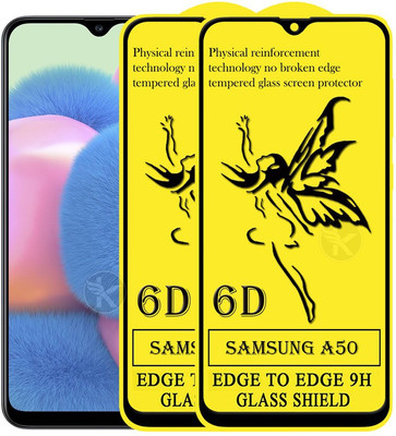 HQ Protection Edge To Edge Tempered Glass for samsung Galaxy A50(Pack of 2)