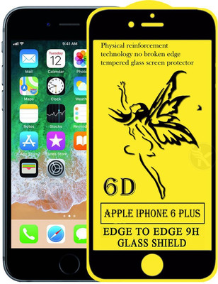 HQ Protection Edge To Edge Tempered Glass for Apple iPhone 6 Plus(Pack of 1)