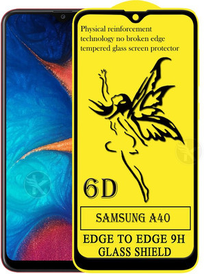 HQ Protection Edge To Edge Tempered Glass for samsung Galaxy A40(Pack of 1)
